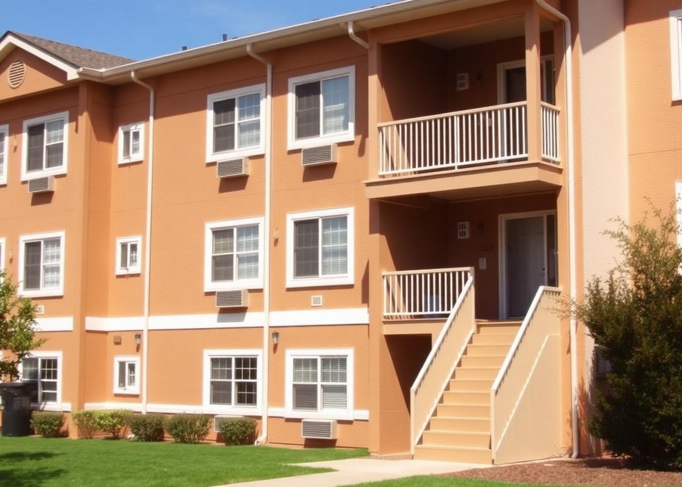 Freshly painted property exterior in Selma, California