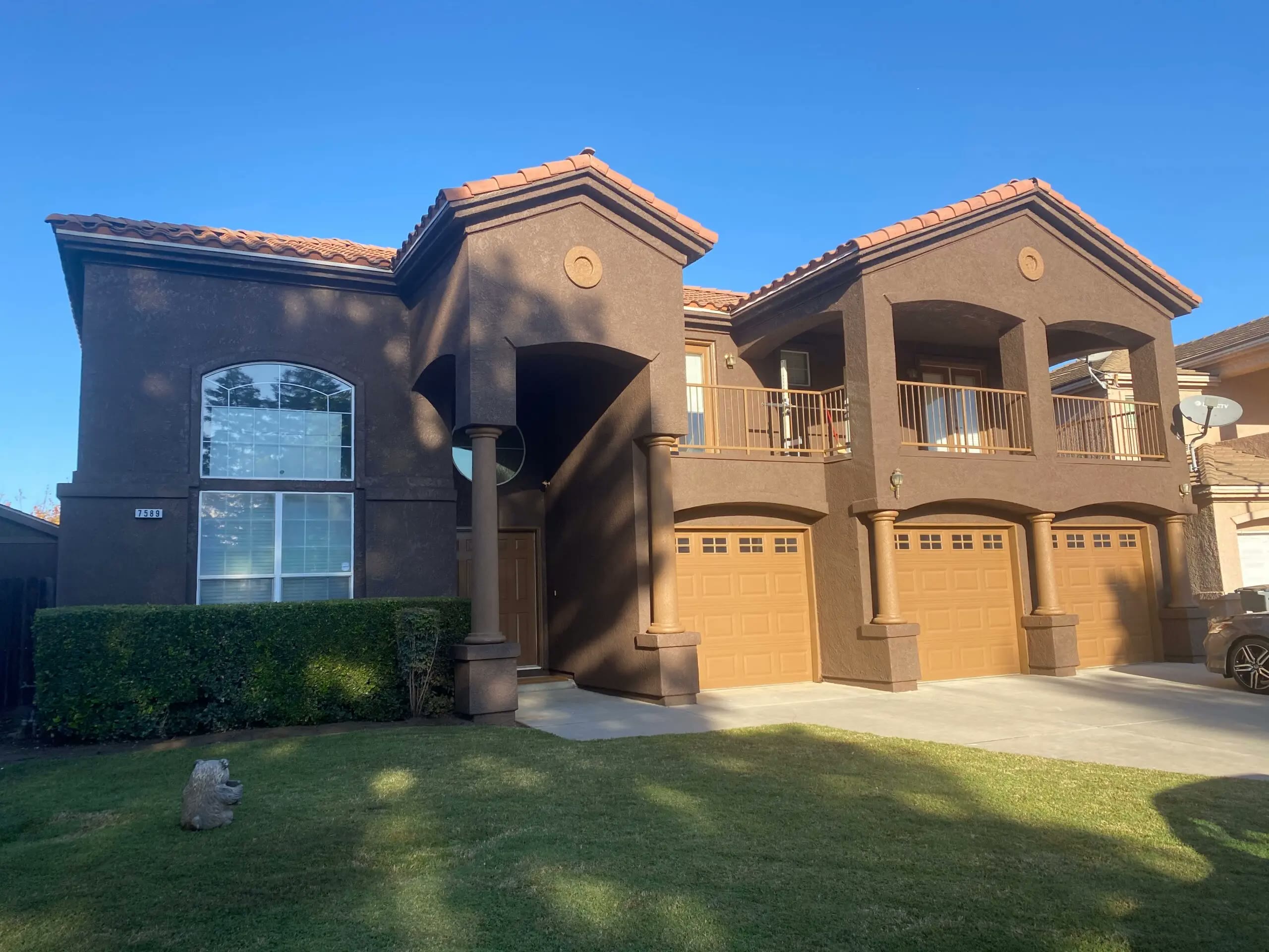 Two-story Fresno house after a complete exterior and interior repaint